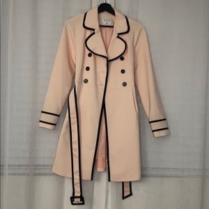 Elle Pink Trench Coat